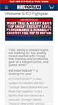 Mobile Screenshot of kofightgear.com